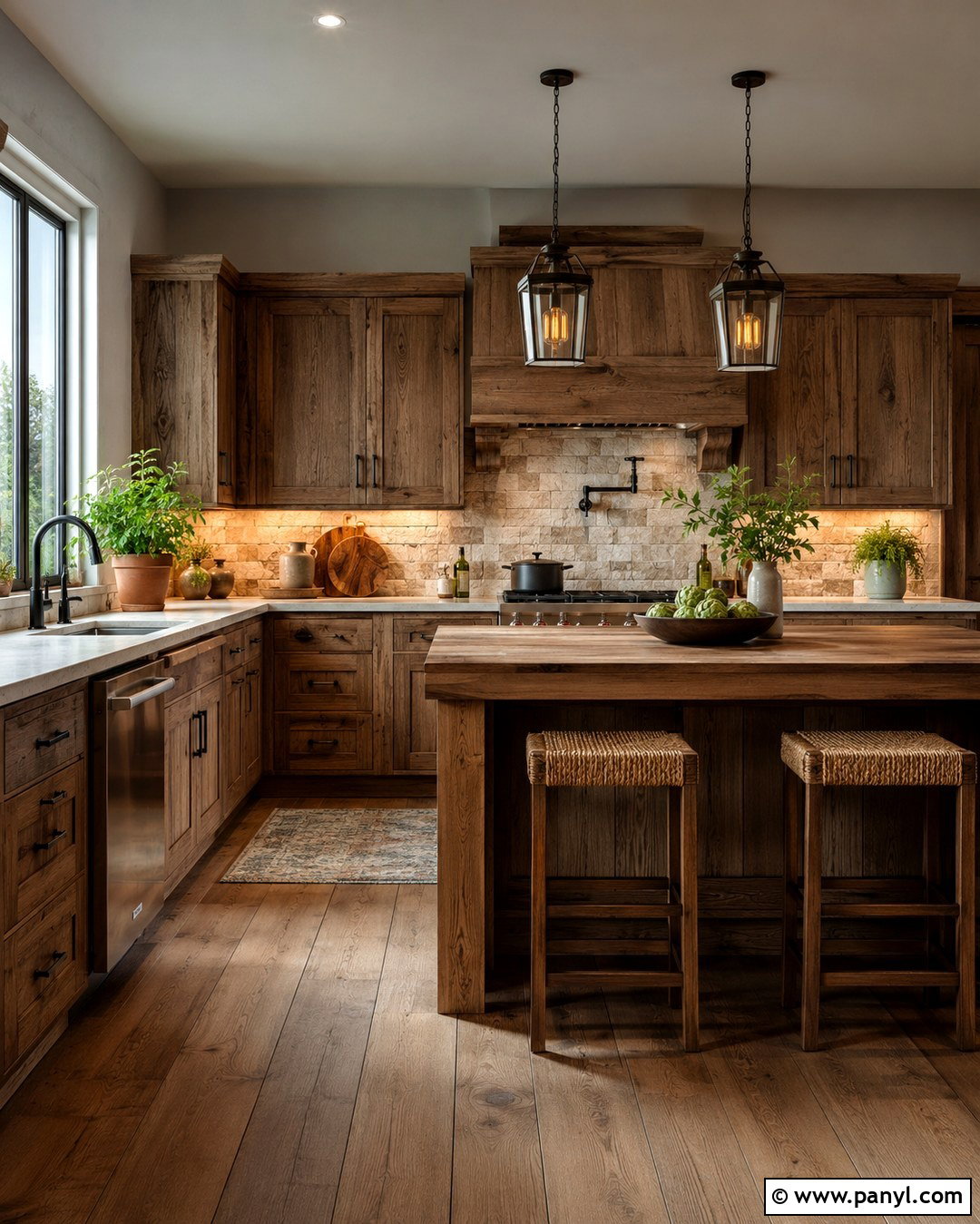 Light Grey Kitchen Walls With Rustic Brown Cabinets - 20 Light Grey Kitchen Walls Brown Cabinets