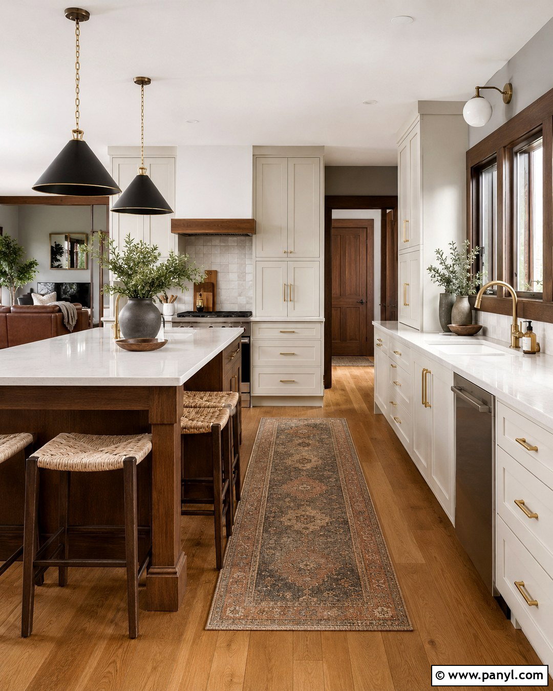 Light Grey Kitchen With Brown Trim - 20 Light Grey Walls With Brown Trim Ideas