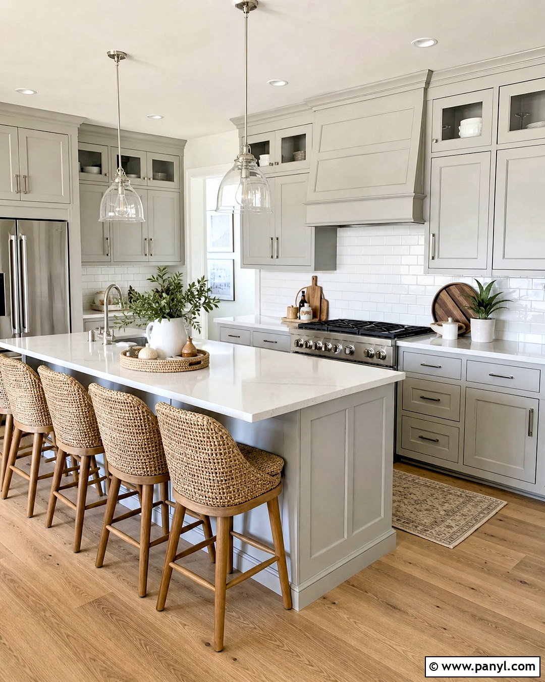 Light Grey Kitchen With White Quartz Countertops - 20 light grey kitchen ideas