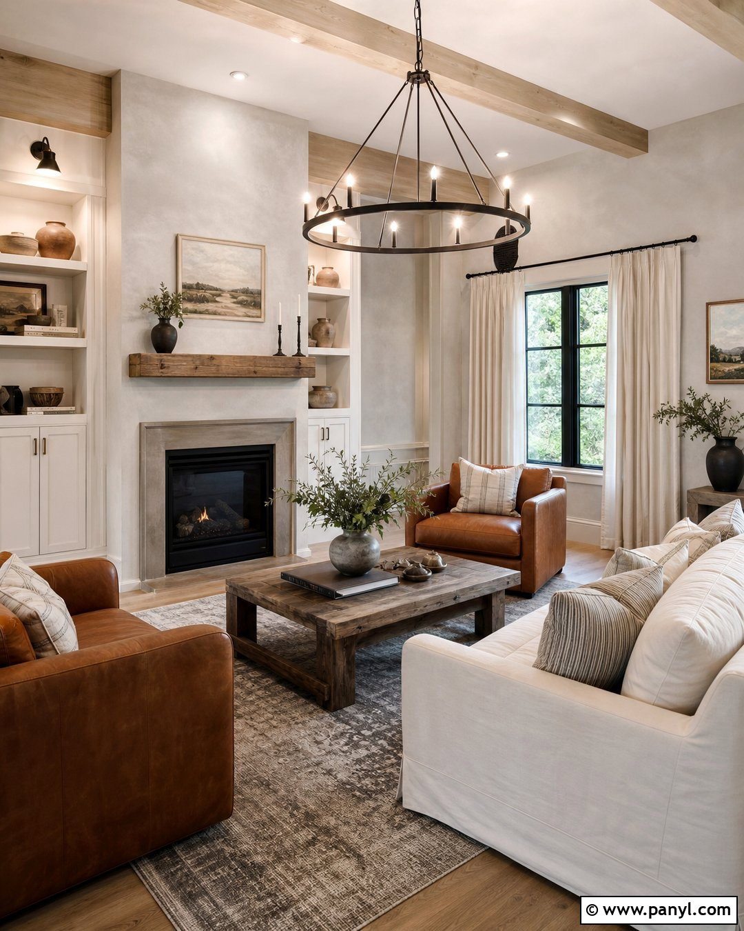 Light Grey Limewash Modern Farmhouse Room - 25 Light Grey Limewash Walls