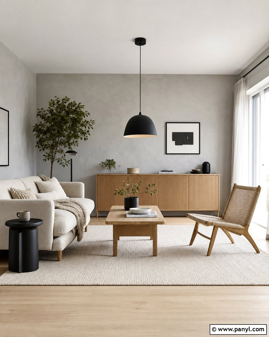 Light Grey Limewash Scandinavian Room - 25 Light Grey Limewash Walls