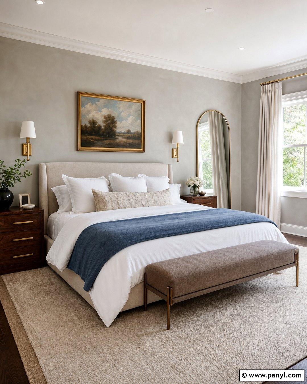 Light Grey Limewash With Brass - 25 Light Grey Limewash Walls