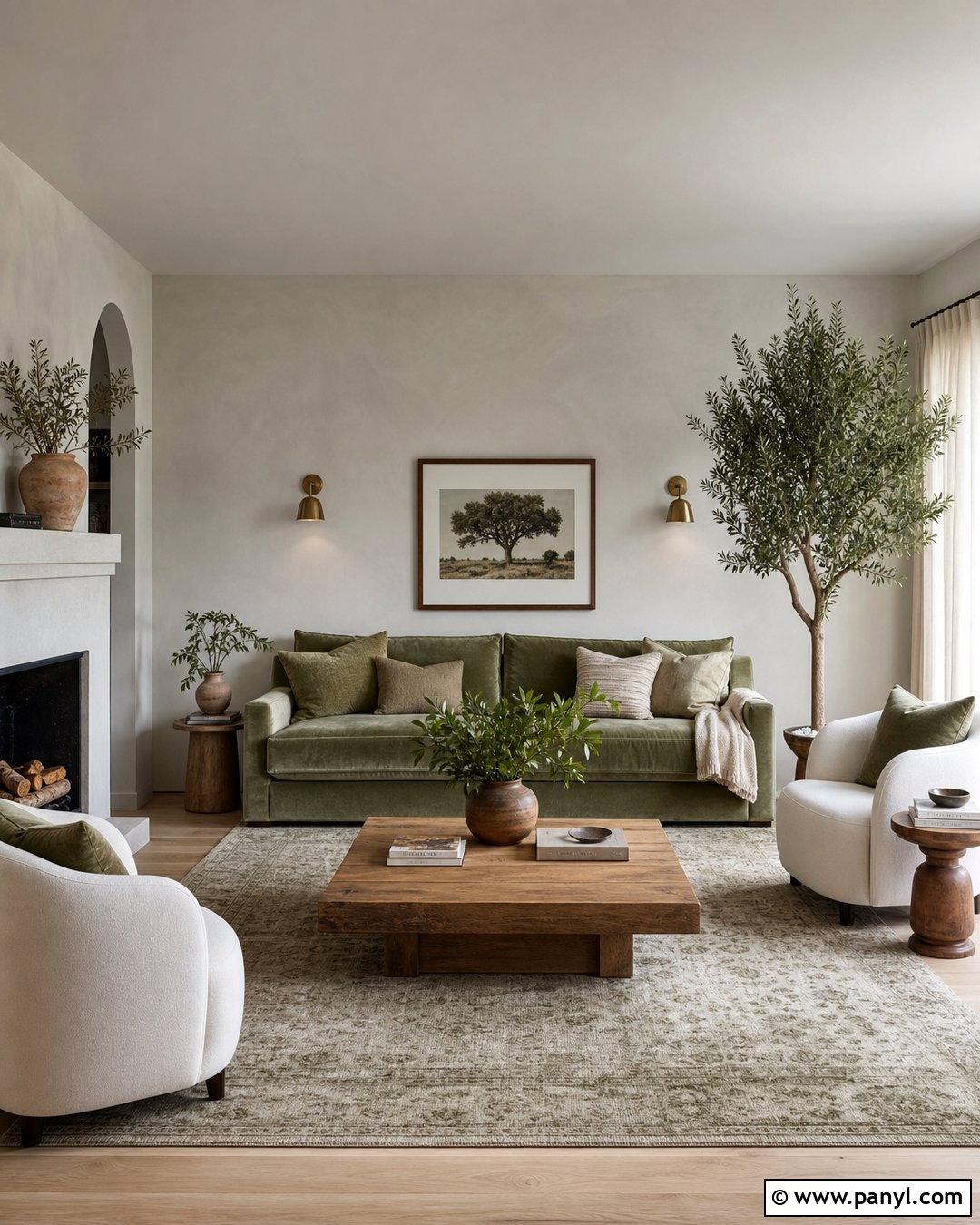 Light Grey Limewash With Sage Green - 25 Light Grey Limewash Walls