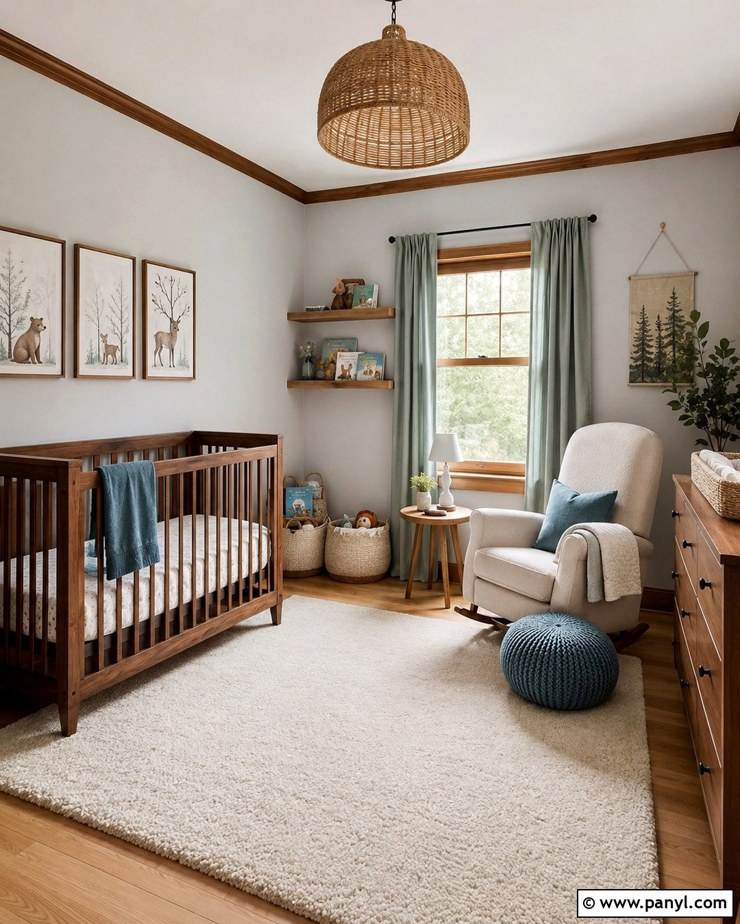 Light Grey Nursery With Brown Trim - 20 Light Grey Walls With Brown Trim Ideas