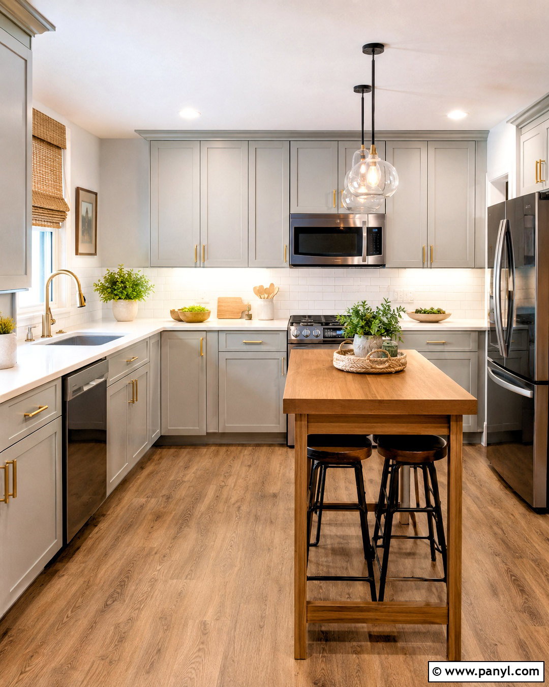 Light Grey Painted Cabinets On A Budget - 20 light grey cabinets kitchen ideas