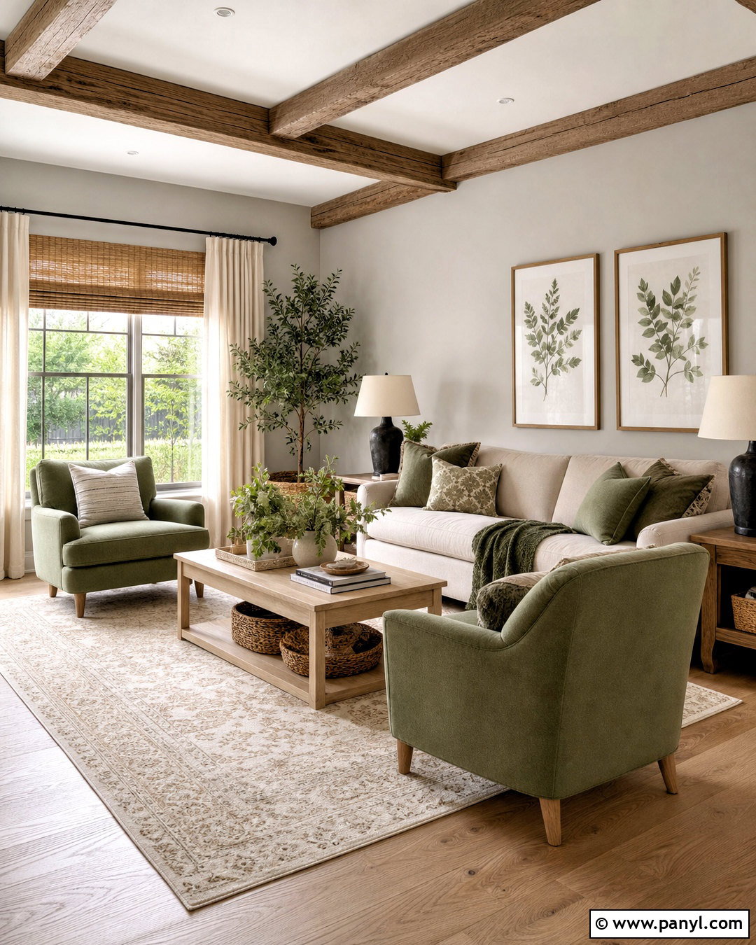 Light Grey Room With Sage Green - 20 light grey room ideas