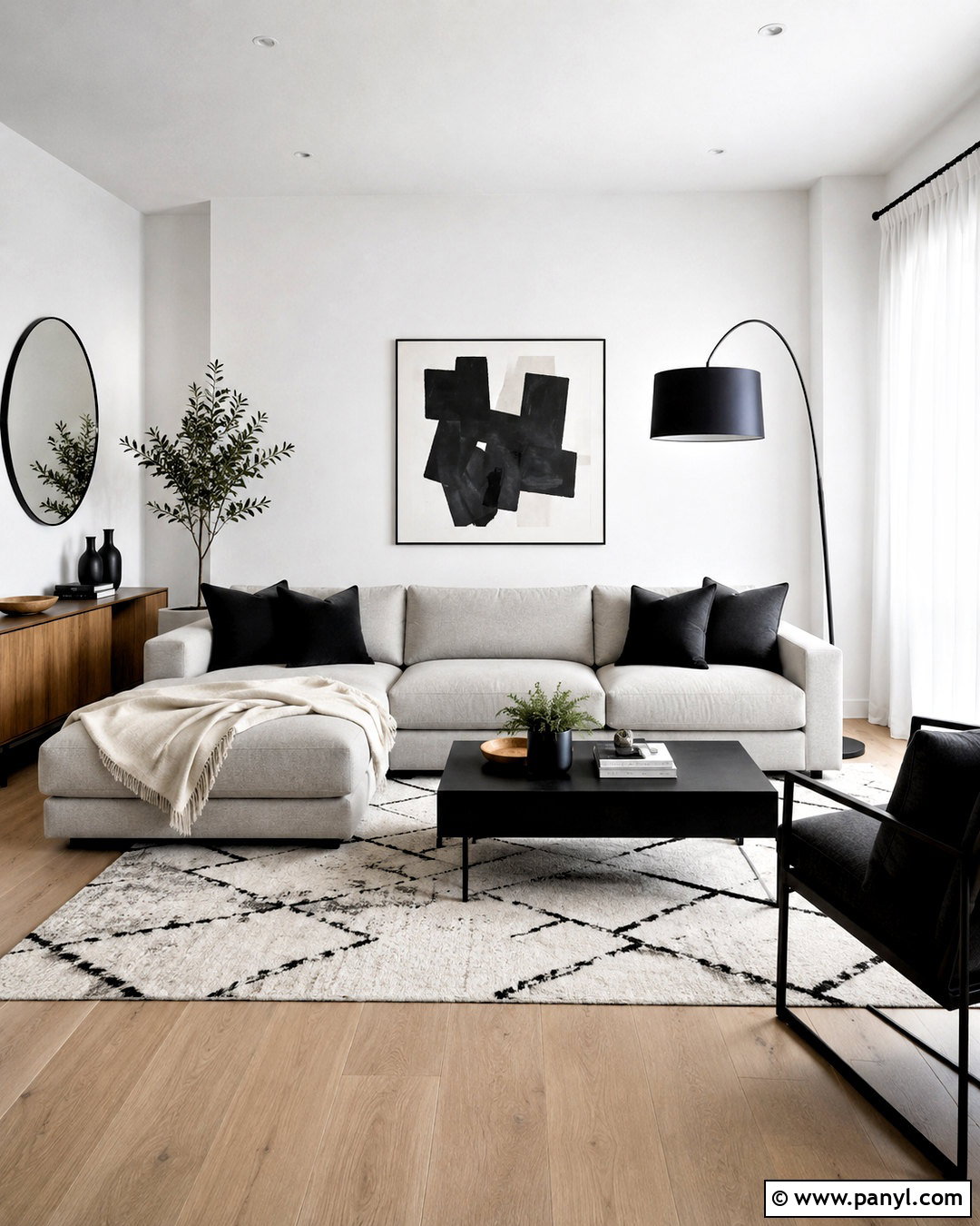 Light Grey Sofa With Black Accents - 20 light grey sofa living room ideas