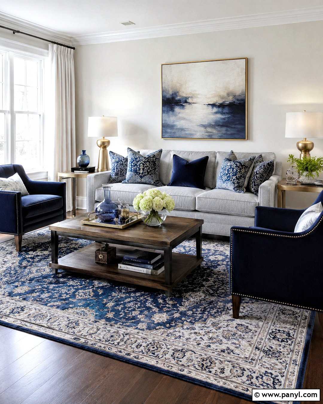 Light Grey Sofa With Navy Blue Accents - 20 light grey sofa living room ideas