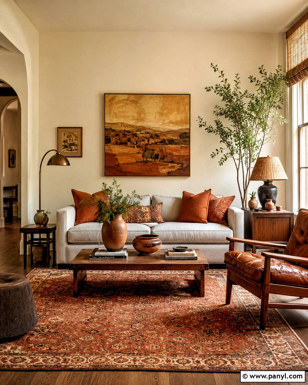 Light Grey Sofa With Terracotta Accents - 20 light grey sofa living room ideas