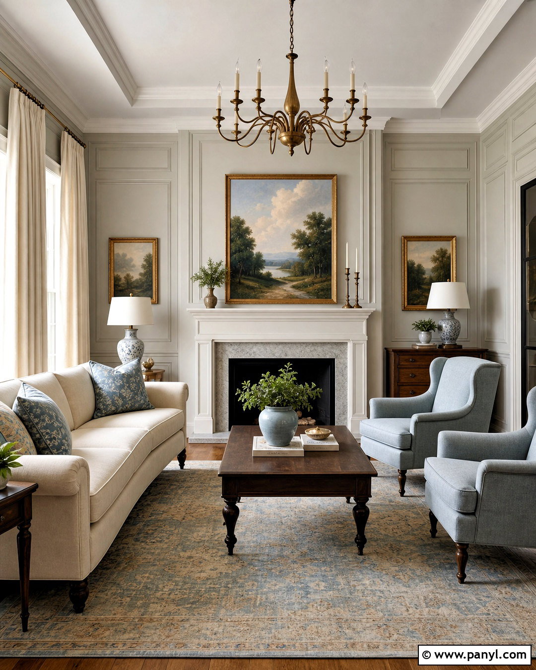 Light Grey Traditional Interior - 20 light grey interior ideas