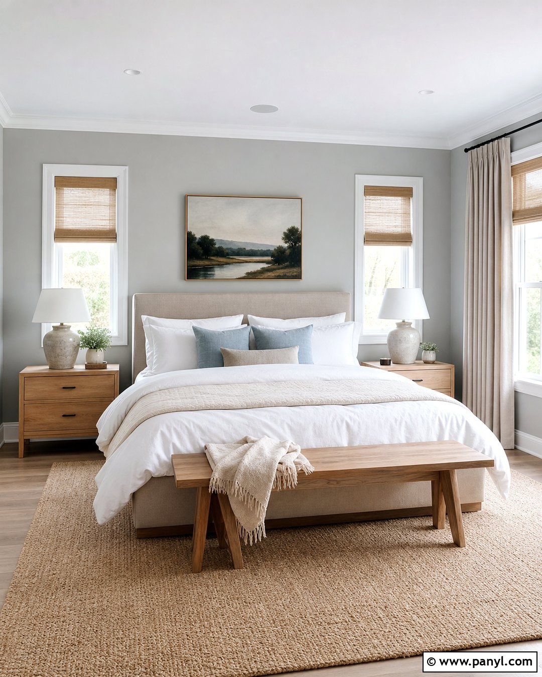 Light Grey Wall Bedroom - 35 Grey Wall Room Ideas