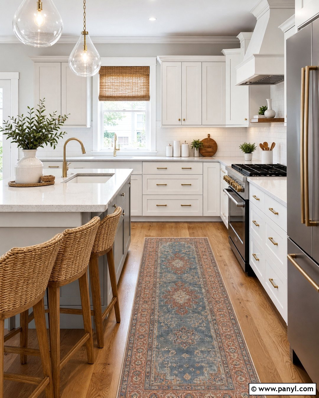 Light Grey Wall Kitchen With White Cabinets - 20 Light Grey Wall Room Ideas