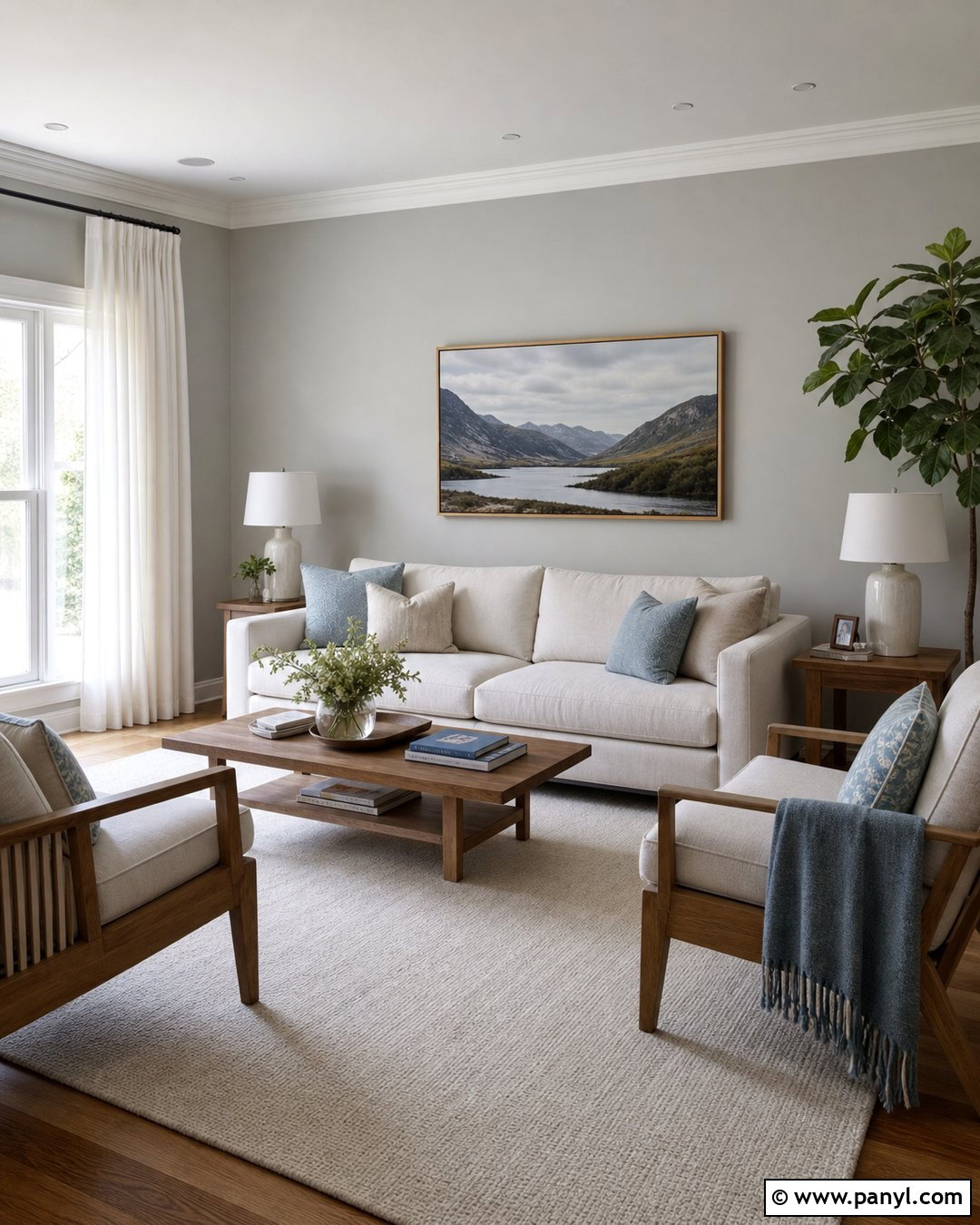 Light Grey Wall Living Room - 35 Grey Wall Room Ideas