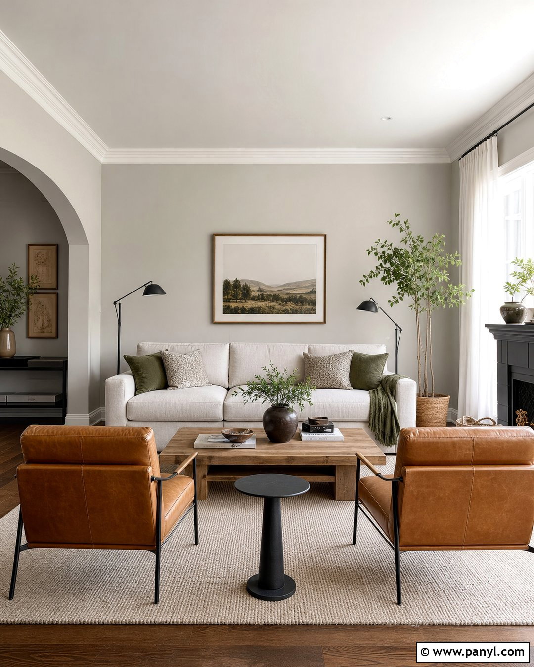 Light Grey Wall Living Room - 30 Grey Wall Interior Ideas