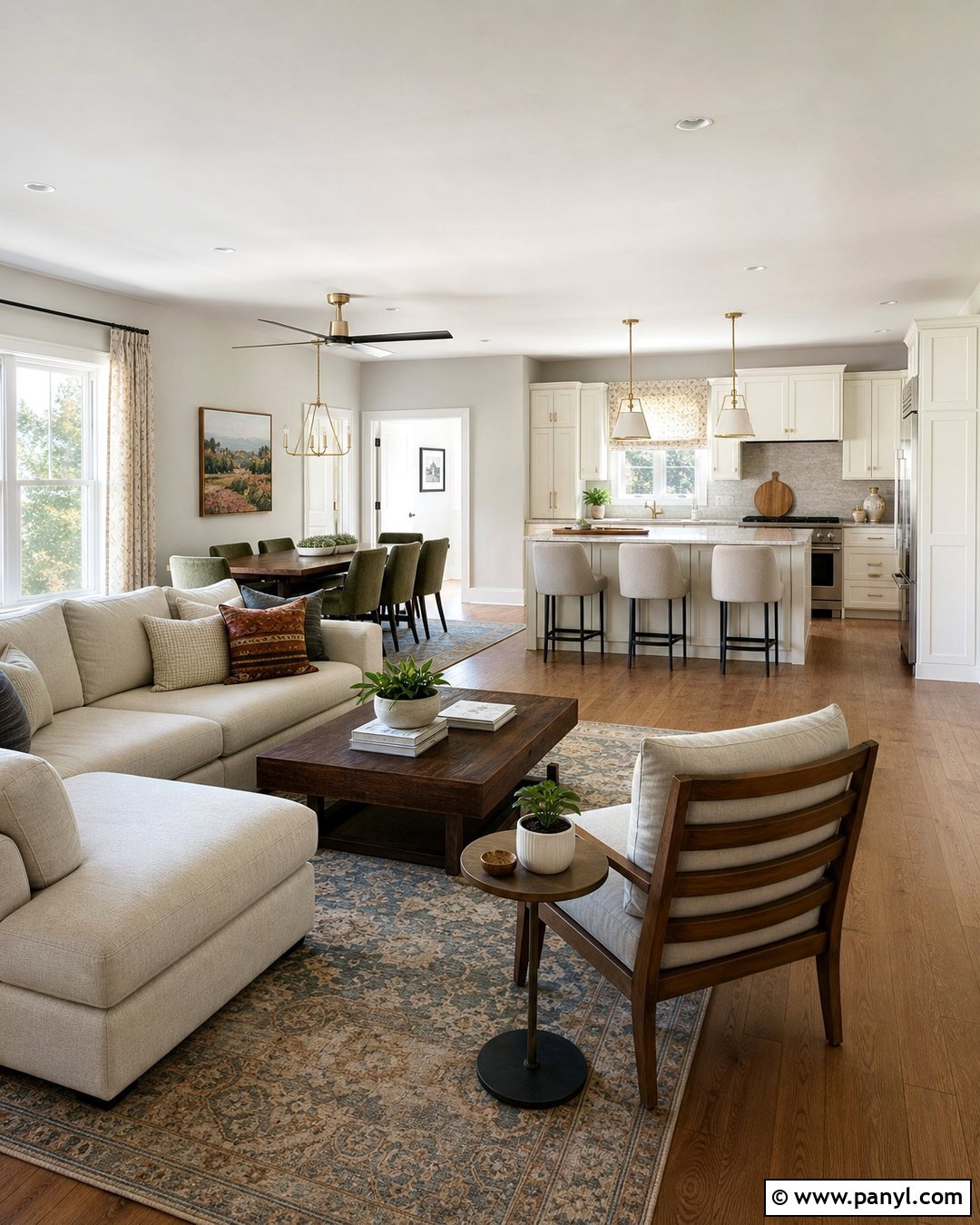 Light Grey Walls In An Open Floor Plan - 35 light grey wall paint ideas