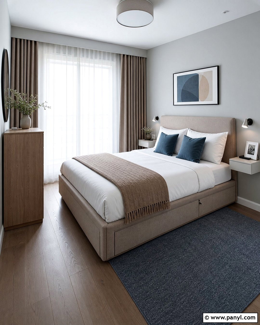 Light Grey Walls Small Bedroom - 50 Light Grey Walls