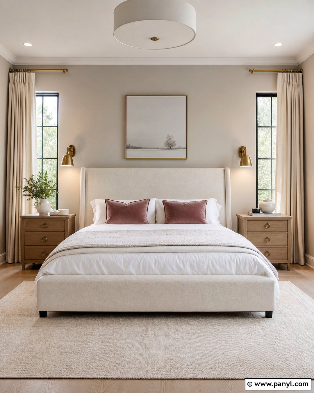 Light Grey Walls With Brass Accents - 35 light grey wall paint ideas