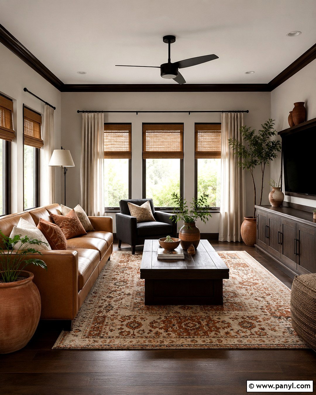 Light Grey Walls With Dark Brown Trim - 20 Light Grey Walls With Brown Trim Ideas