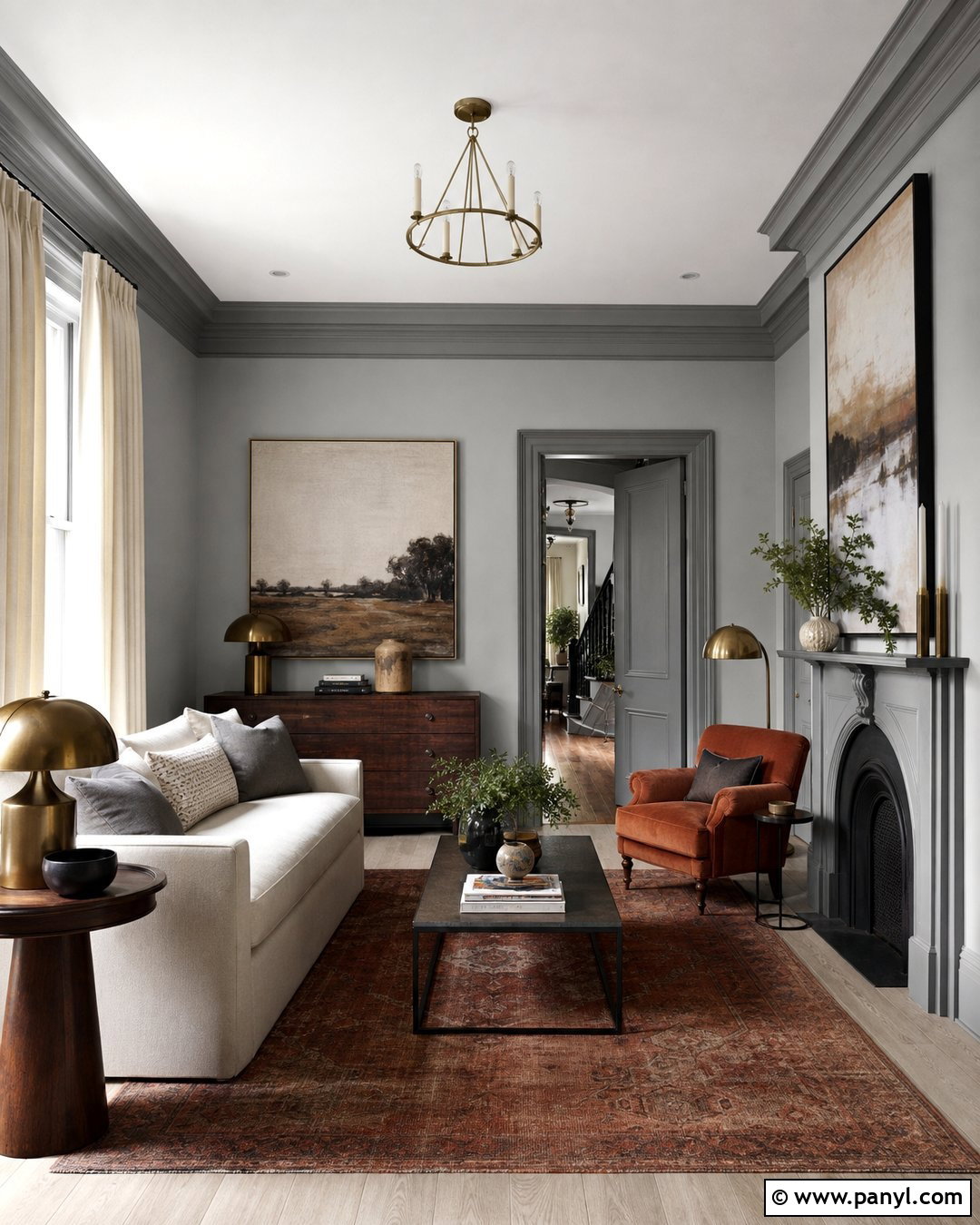 Light Grey Walls With Grey Trim - 35 light grey wall paint ideas
