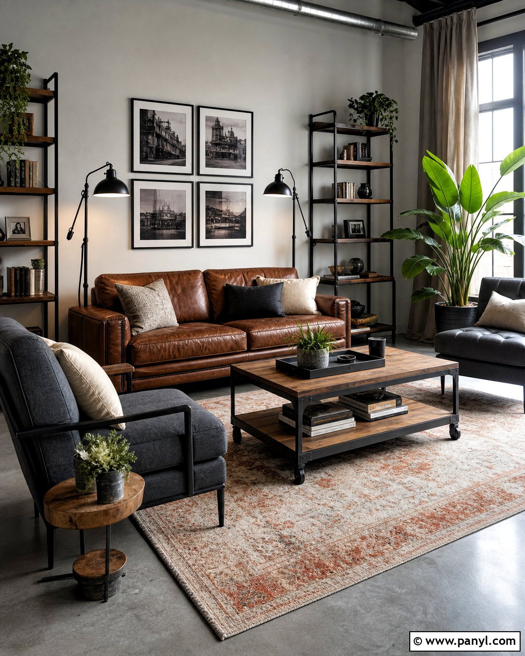 Light Grey Walls With Industrial Decor - 20 light grey walls living room ideas