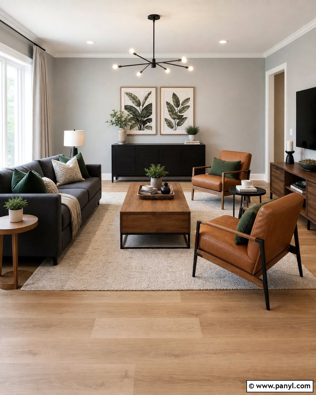 Light Grey Walls With Light Wood Floors - 35 light grey wall paint ideas