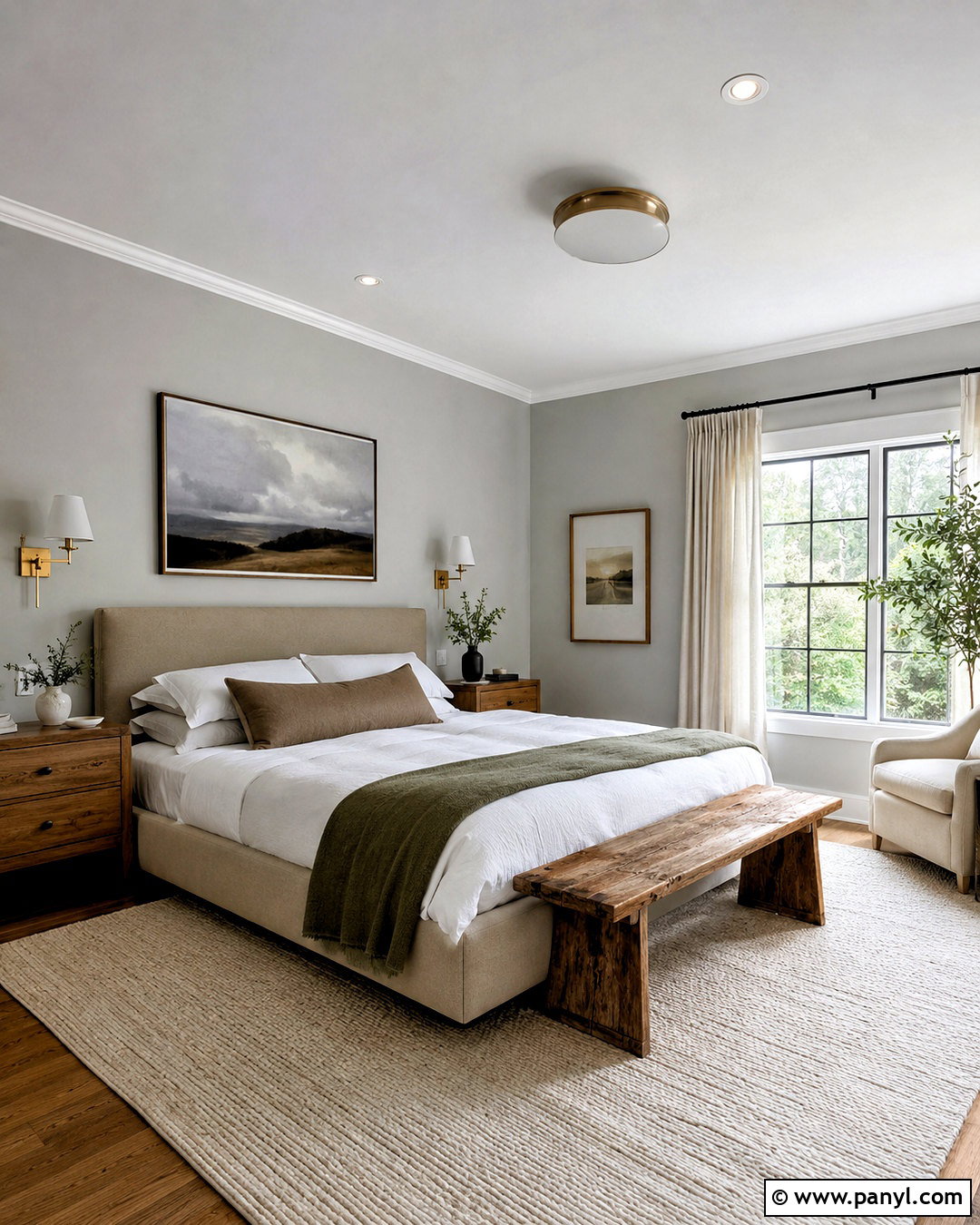 Light Grey Walls With Matching Ceiling - 20 light grey walls bedroom ideas