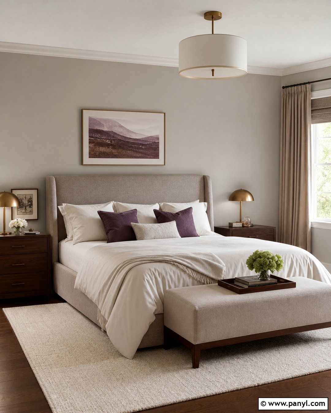 Light Grey Walls With Purple Undertones - 35 light grey wall paint ideas