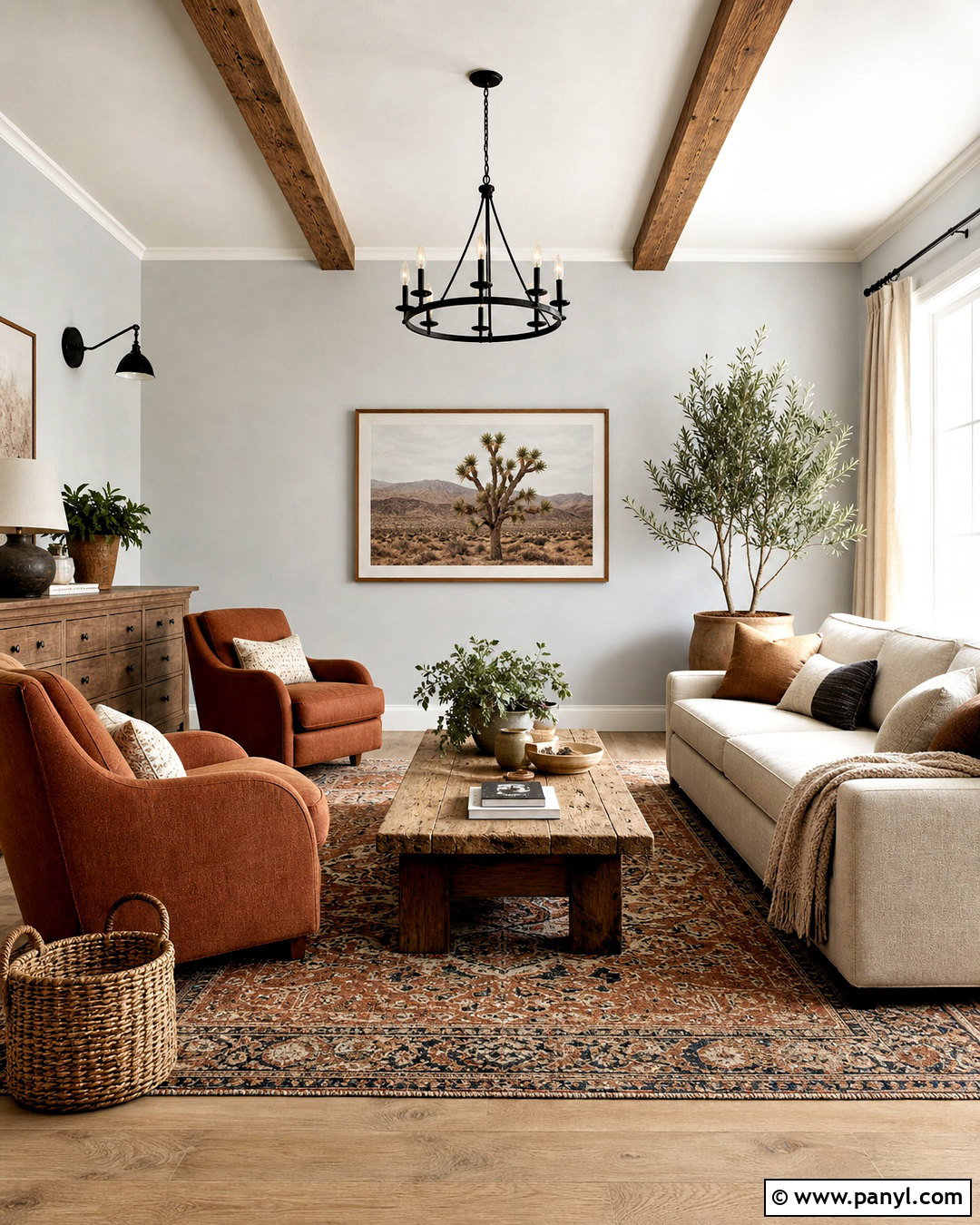 Light Grey Walls With Terracotta Accents - 20 light grey walls living room ideas