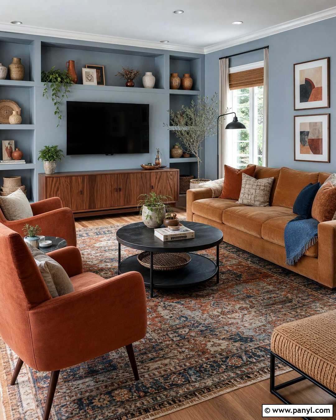 Light Grey Walls With Terracotta Accents - 20 Light Grey Walls Look Blue Ideas