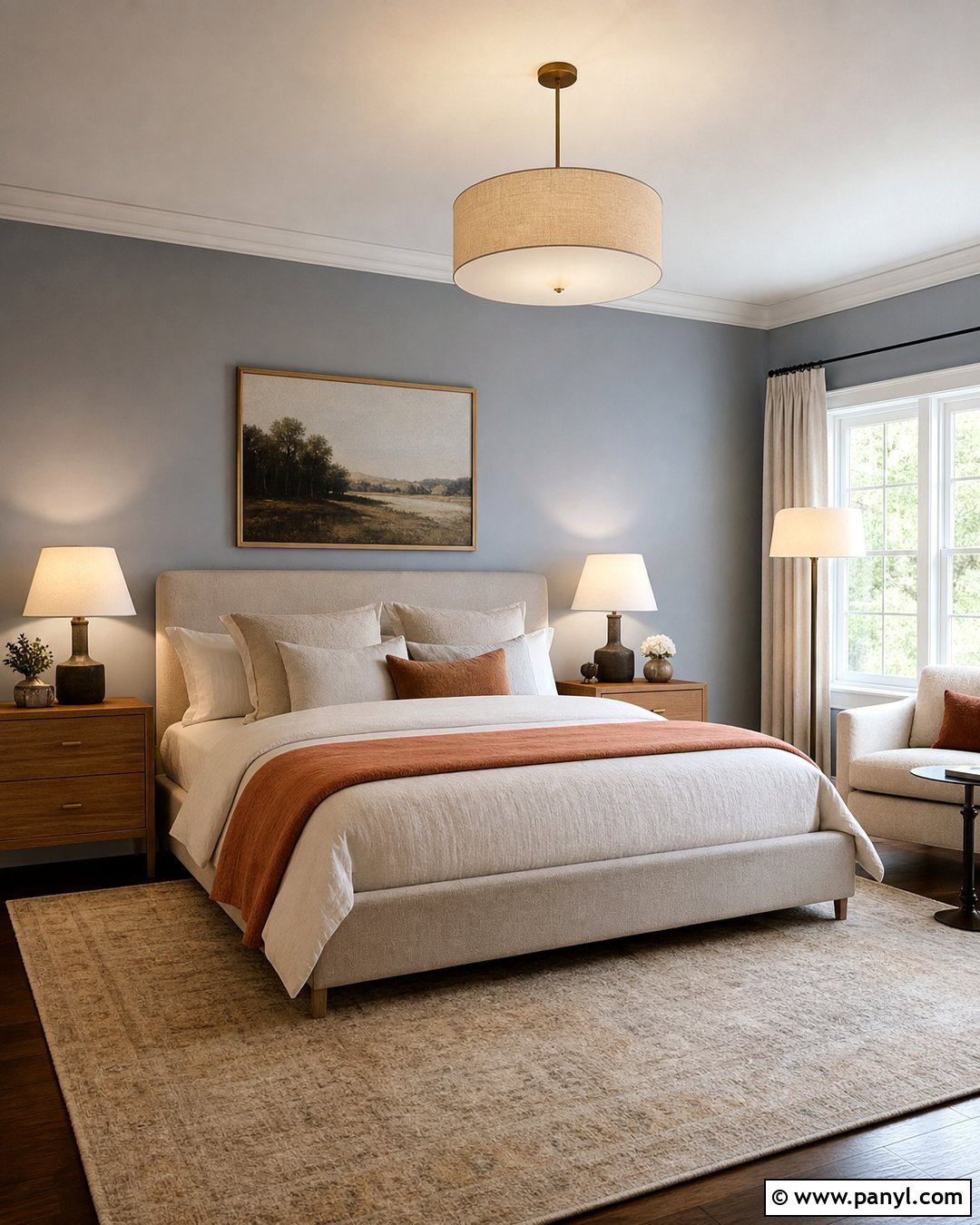 Light Grey Walls With Warm Lighting - 20 Light Grey Walls Look Blue Ideas