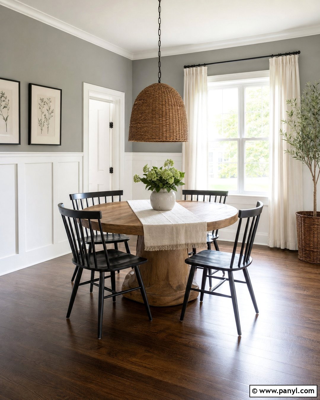 Light Grey Walls With White Paneling - 35 light grey wall paint ideas