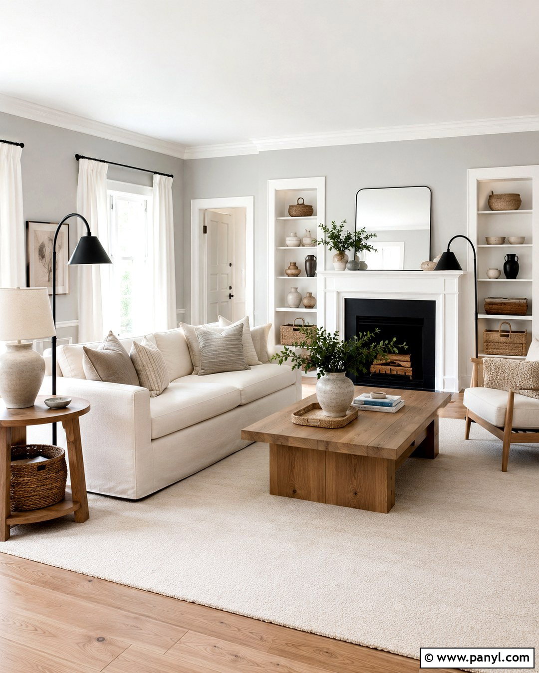 Light Grey Walls With White Trim - 20 Light Grey And White Walls