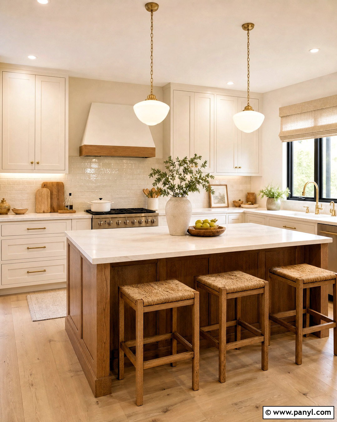 Light Ivory Kitchen - 20 light room color ideas