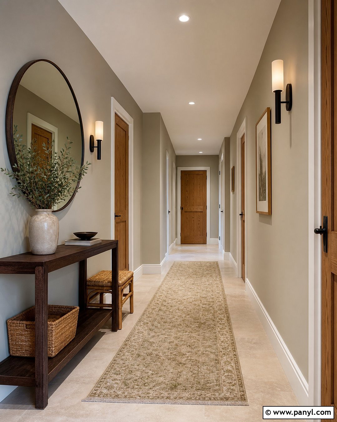 Light Khaki Hallway Walls - 20 Modern House Wall Colors
