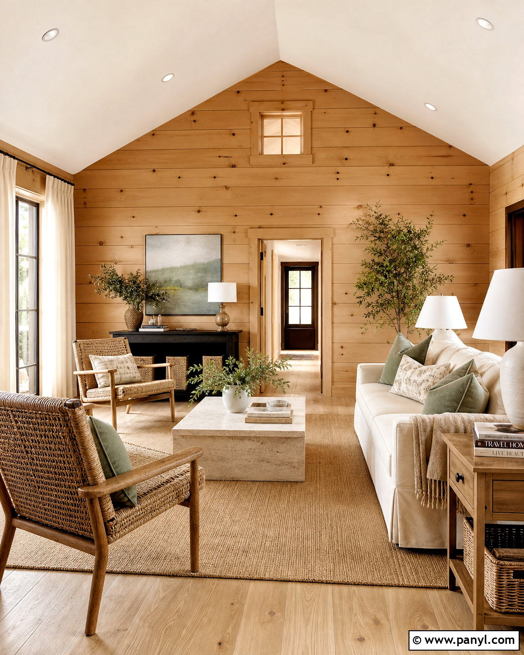 Light Knotty Pine Cabin Interior - 20 knotty pine cabin ideas