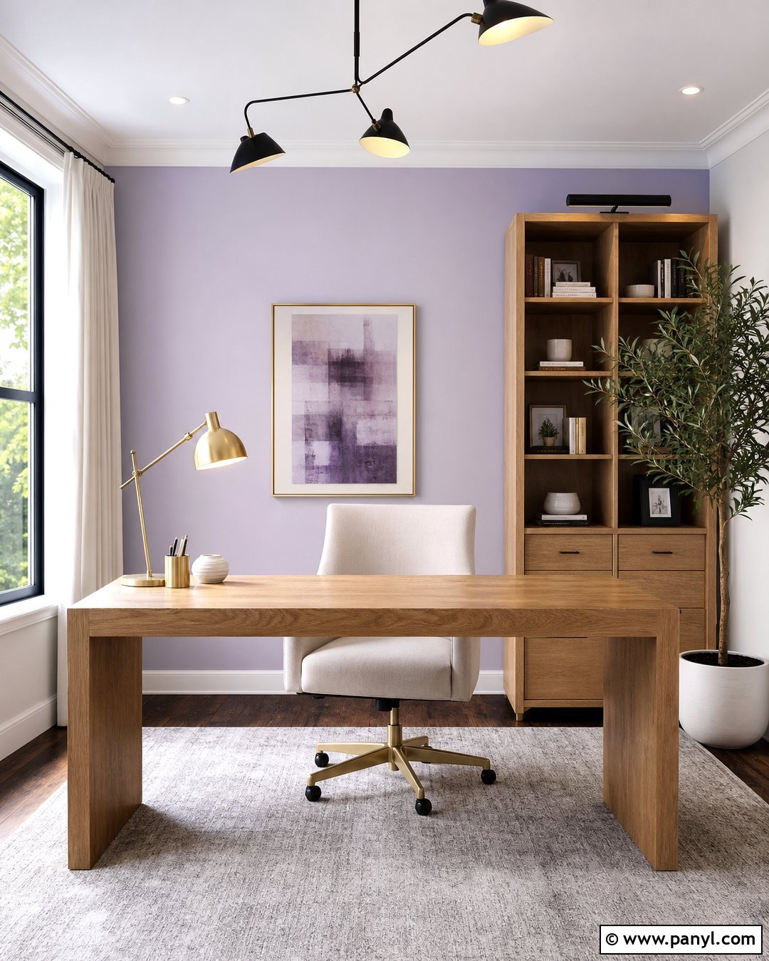 Light Lavender Accent Wall - 25 Light Accent Wall Ideas