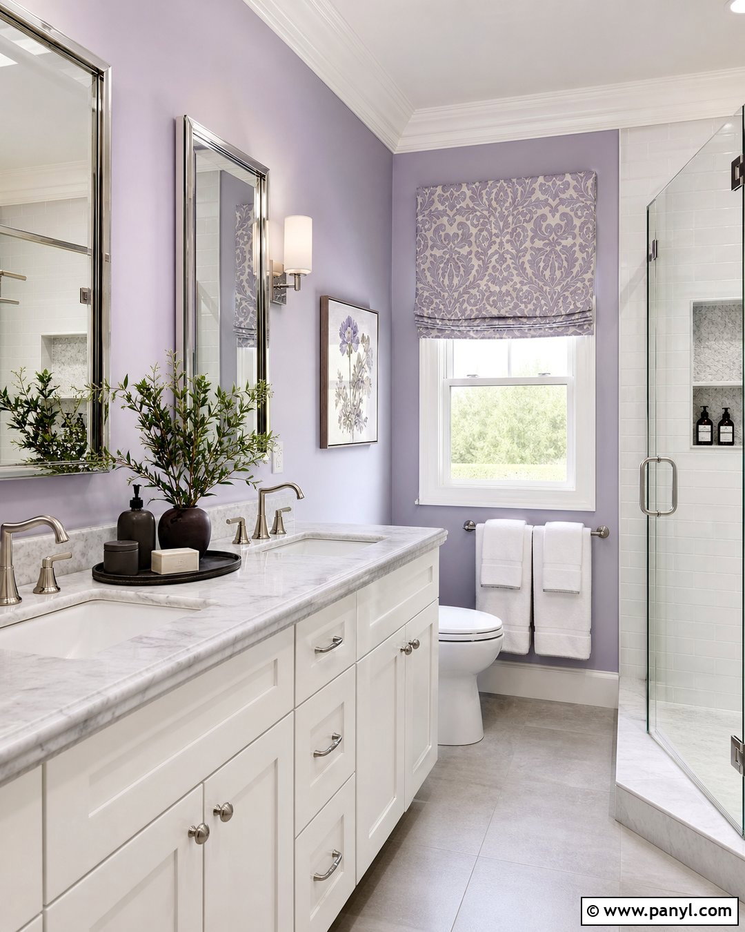 Light Lavender Bathroom Walls - 20 Light Colors For Bathroom Walls