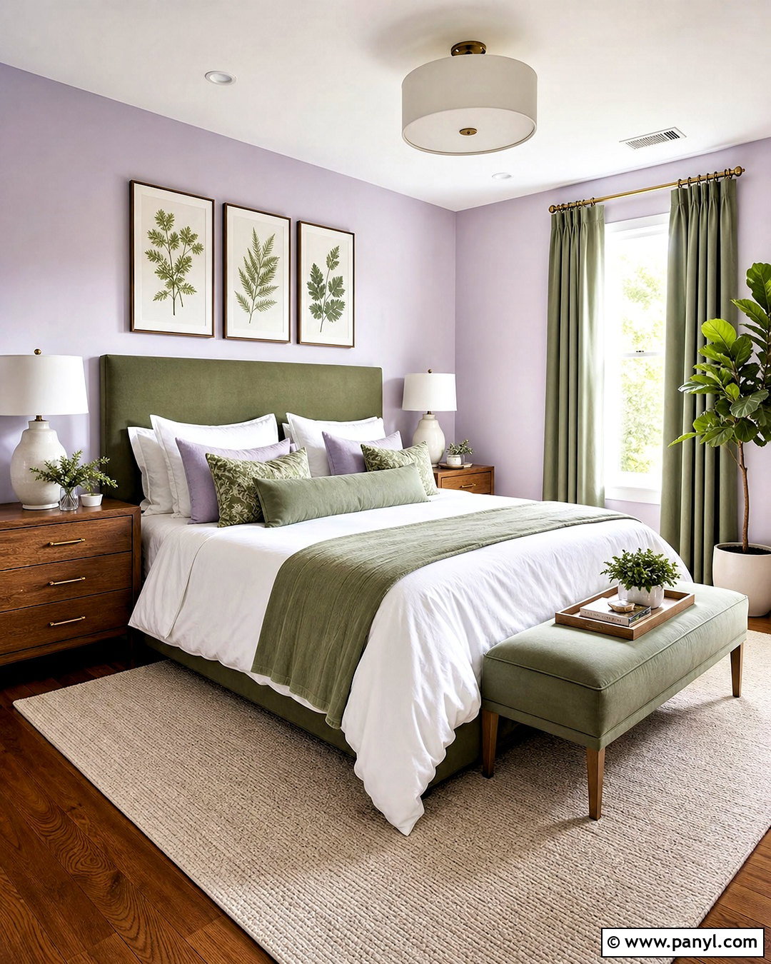 Light Lavender Bedroom With Sage Green - 20 light lavender bedroom ideas