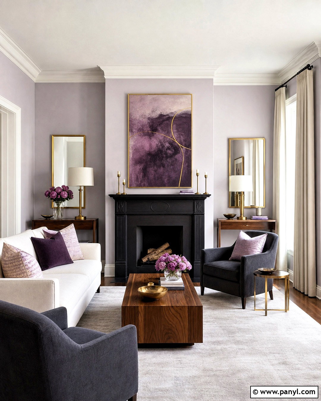 Light Lavender Living Room Paint - 20 light paint colors for living room ideas