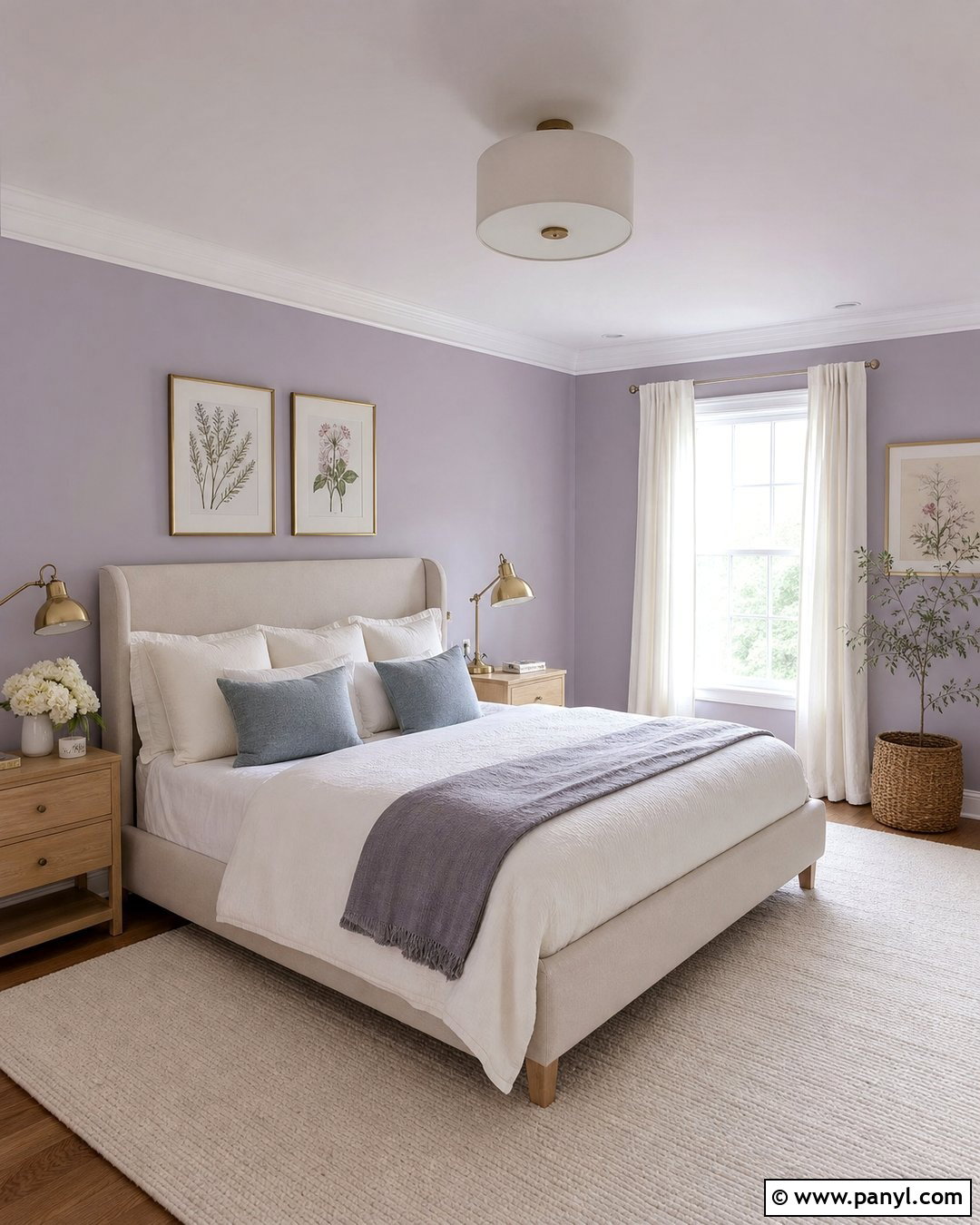 Light Lavender Purple Bedroom Walls - 35 Purple Wall Color Ideas