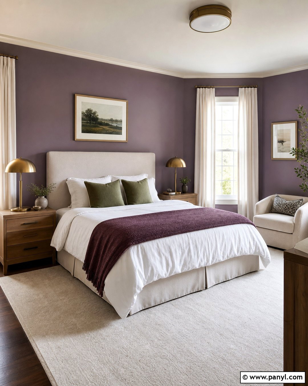 Light Lavender Wall Color - 20 Best Wall Color For Dark Room Ideas