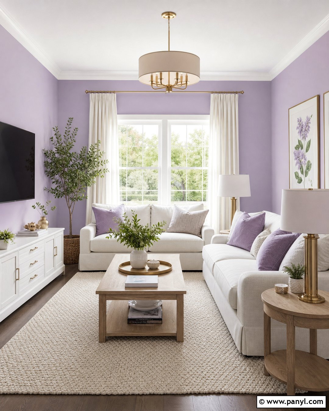 Light Lilac Walls With White Furniture - 35 lilac walls