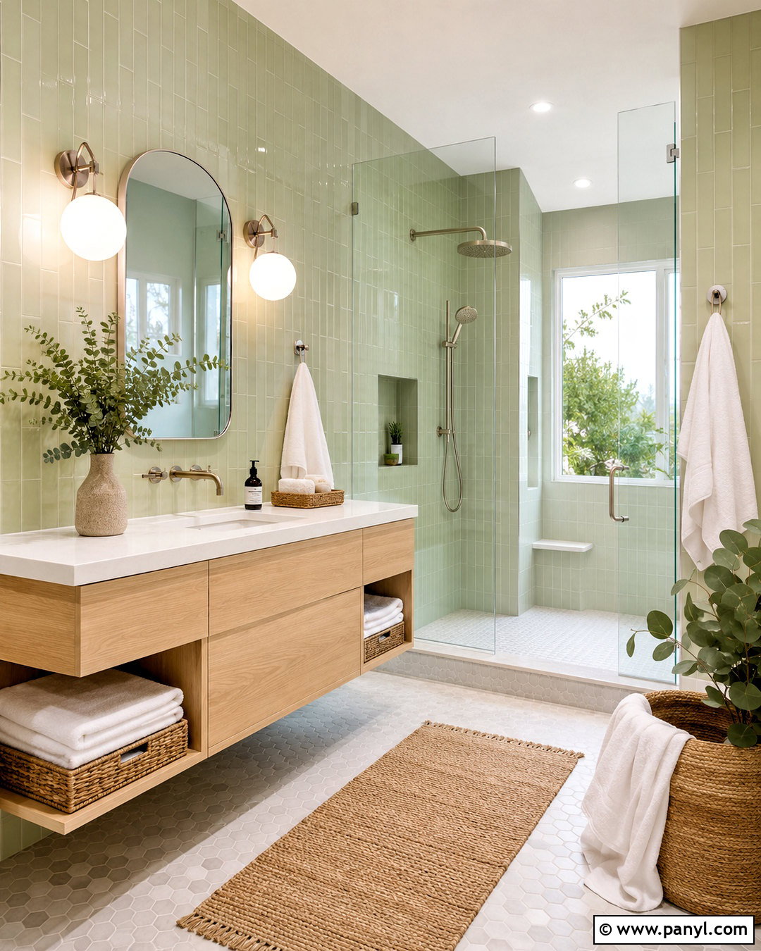 Light Lime Green Bathroom - 20 light lime green ideas