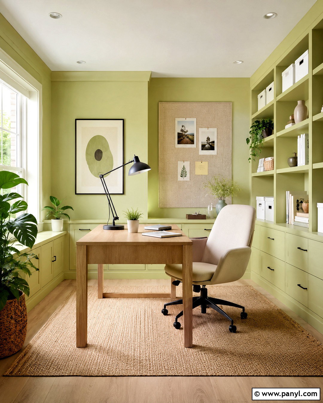 Light Lime Green Home Office - 20 light lime green ideas