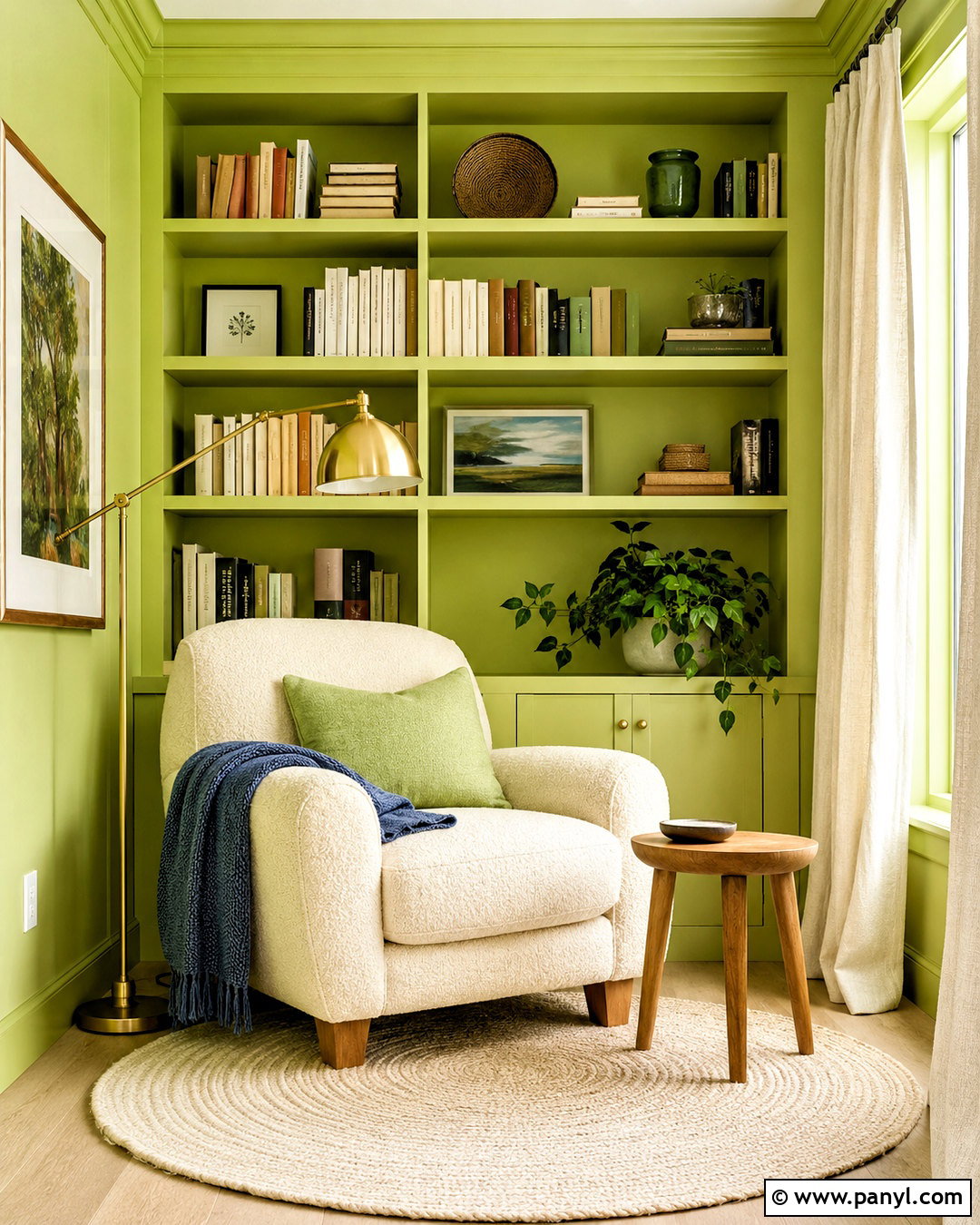 Light Lime Green Reading Nook - 20 light lime green ideas