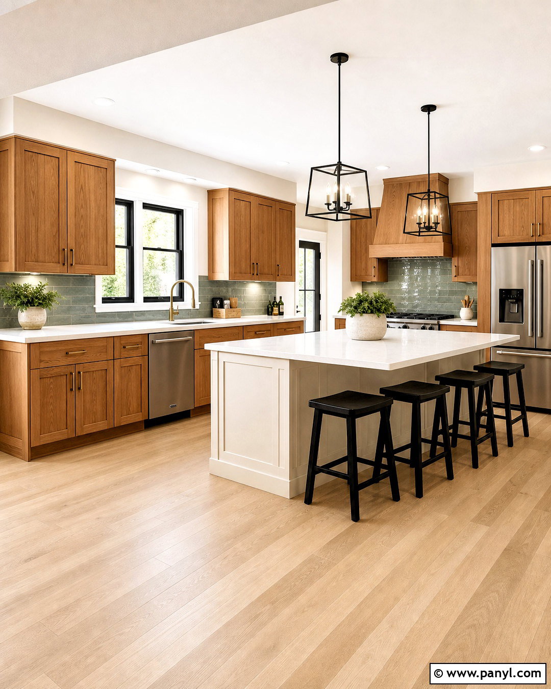 Light Maple Flooring - 20 honey oak cabinets flooring ideas