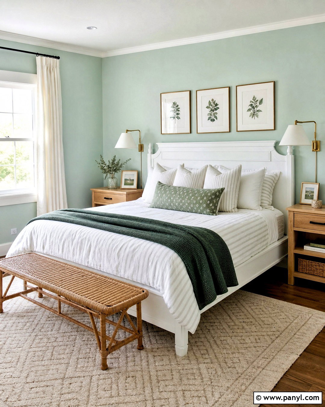 Light Mint Green Bedroom - 20 light bedroom colors