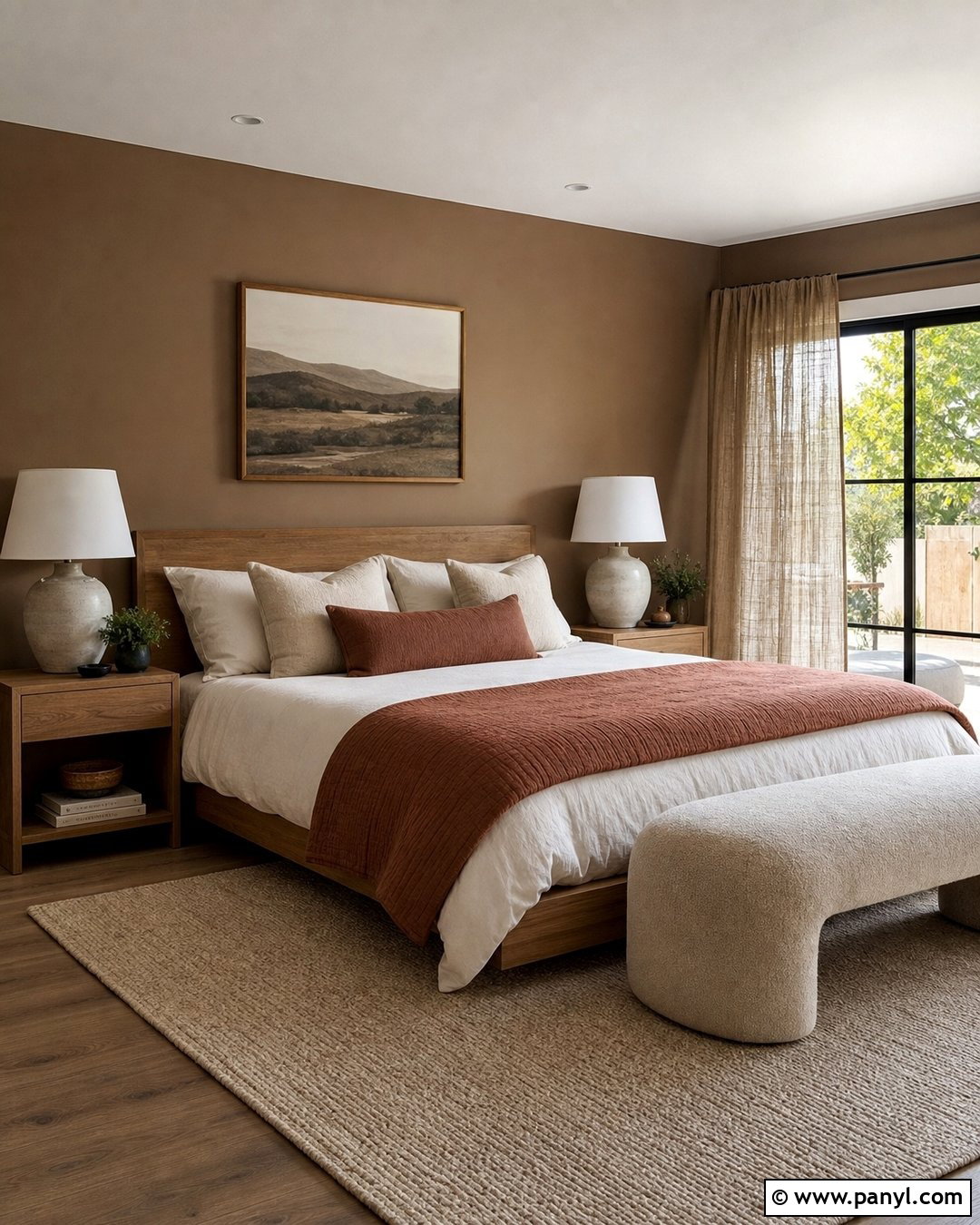 Light Mocha Bedroom Walls - 30 brown painted walls