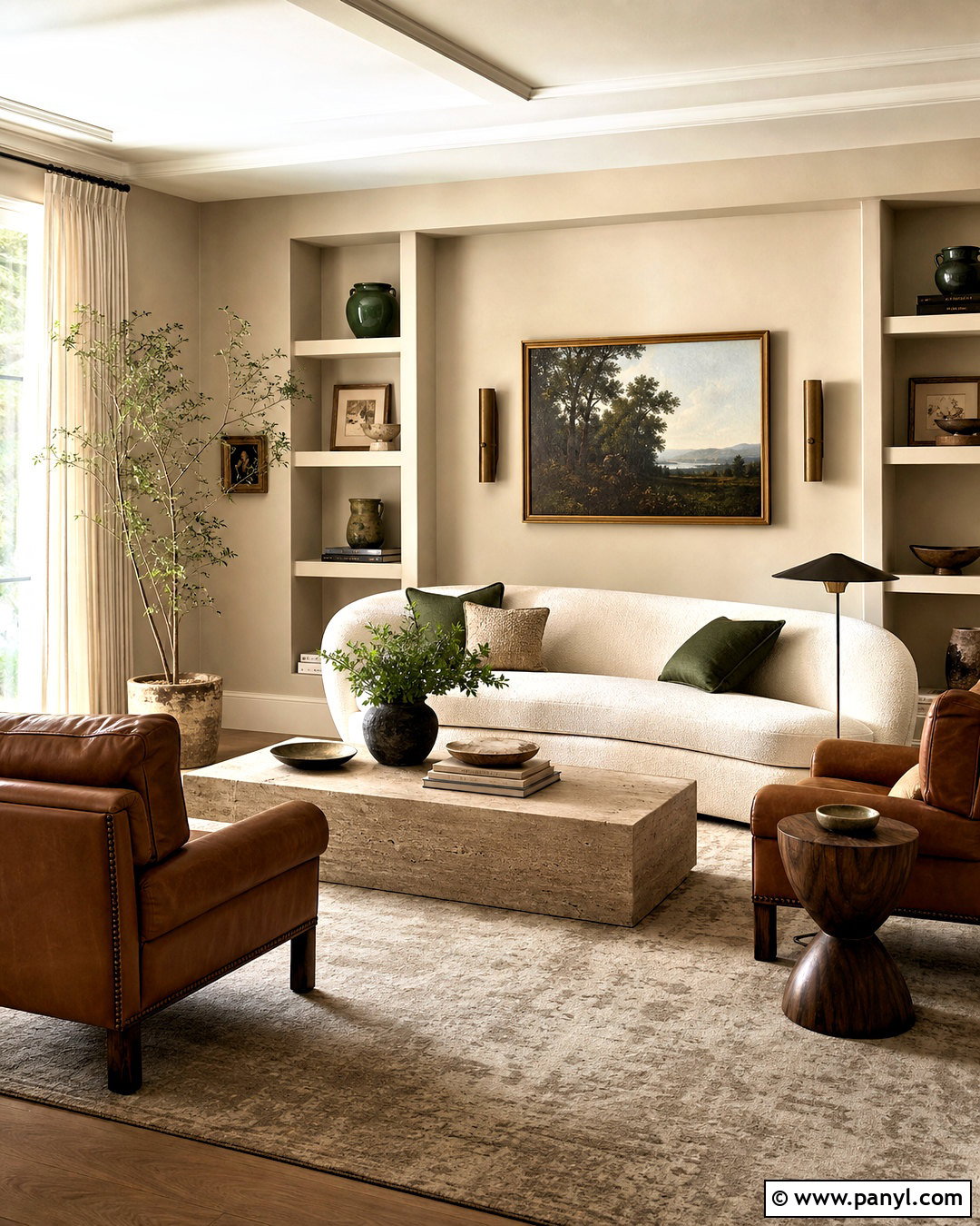 Light Mushroom Living Room - 20 light room color ideas