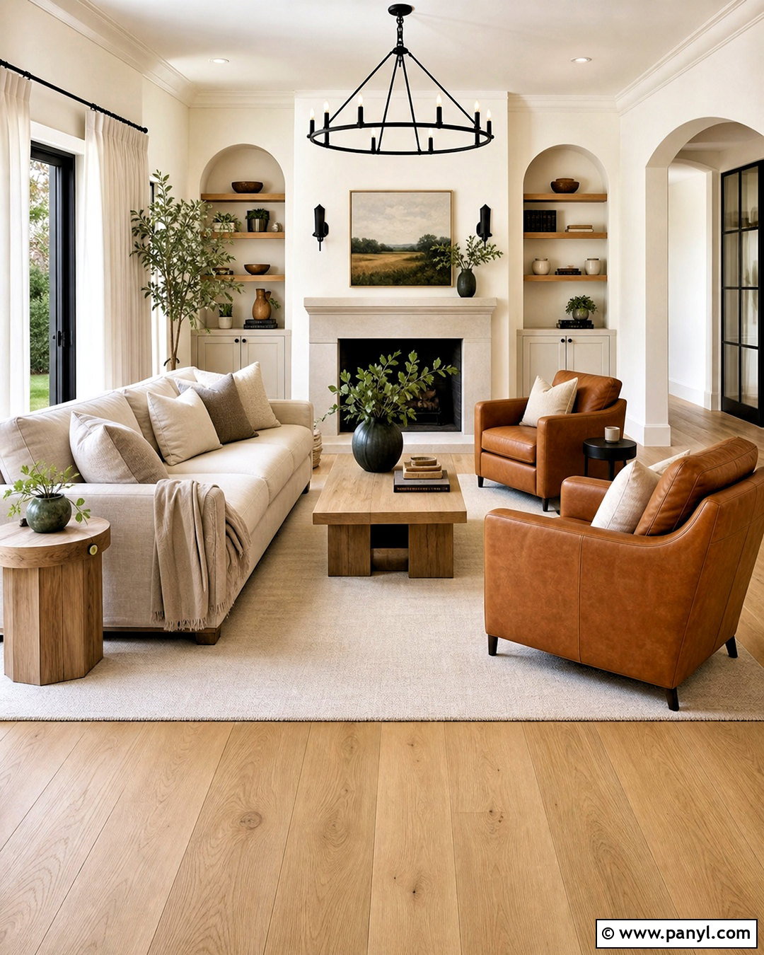 Light Oak Floor And Warm White Walls - 20 floor and wall color combinations